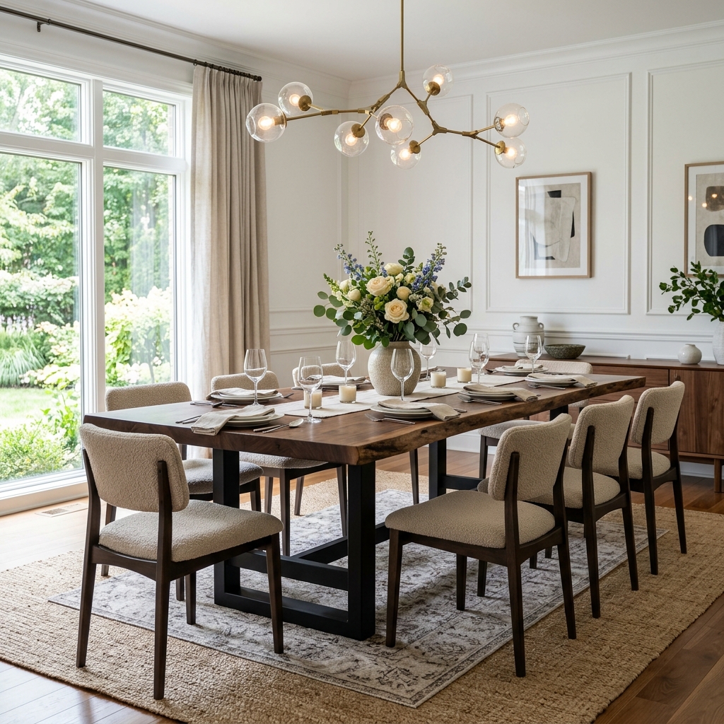 Table sur mesure en bois noble